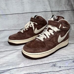 Nike Air Force 1 Mid ‘07 QS Chocolate sneaker size 6 M / 7.5 women’s